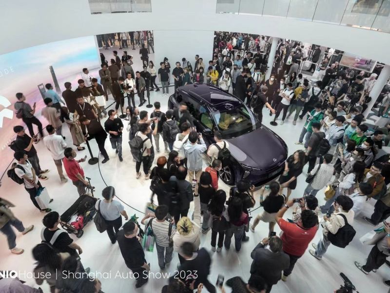 Mobility new energy vehicles electric vehicles EV auto shanghai 2023 EVs nio nio